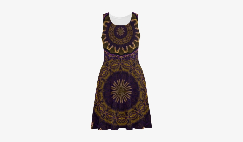Purple N Spun Gold Atalanta Sundress - Dress, transparent png #1678008