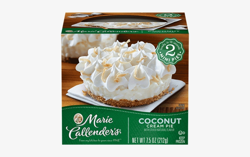 Coconut Cream Mini Pie - Marie Calender Coconut Pie, transparent png #1678010