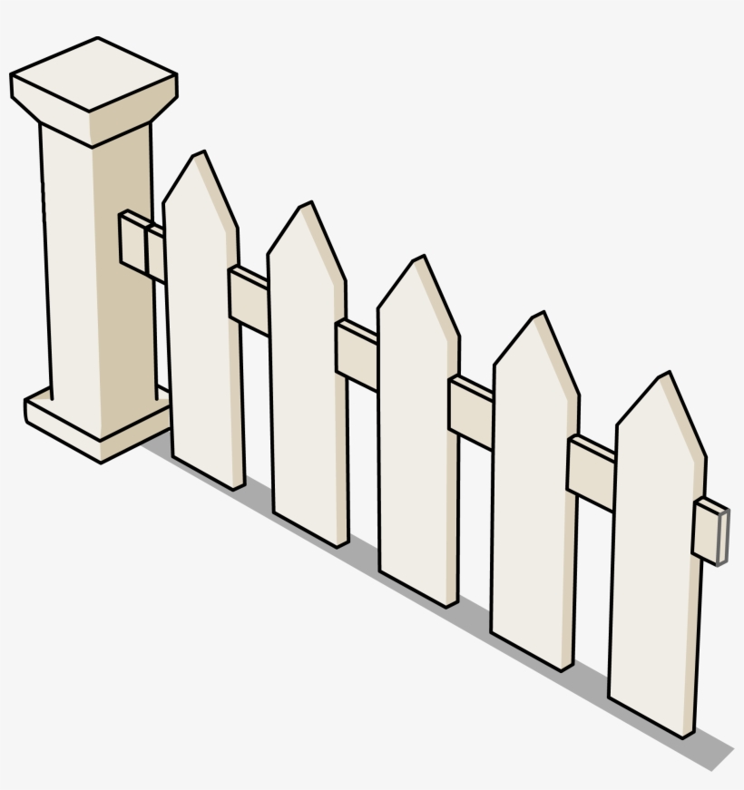 Picket Fence Sprite 007 - Fence Club Penguin Wikia, transparent png #1678059