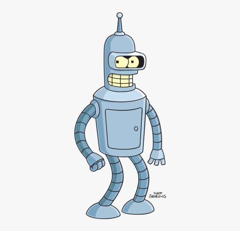Bender Rodríguez Futurama Characters, Futurama Tattoo, - Futurama Bender Png, transparent png #1678062