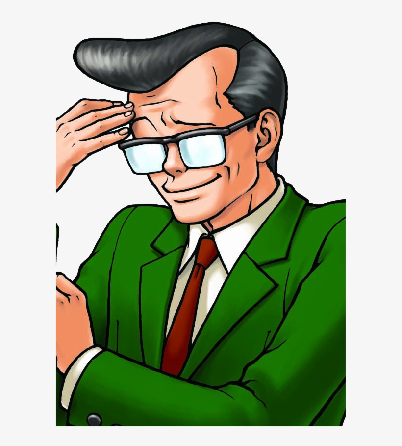 Aged - Winston Payne Phoenix Wright, transparent png #1678144