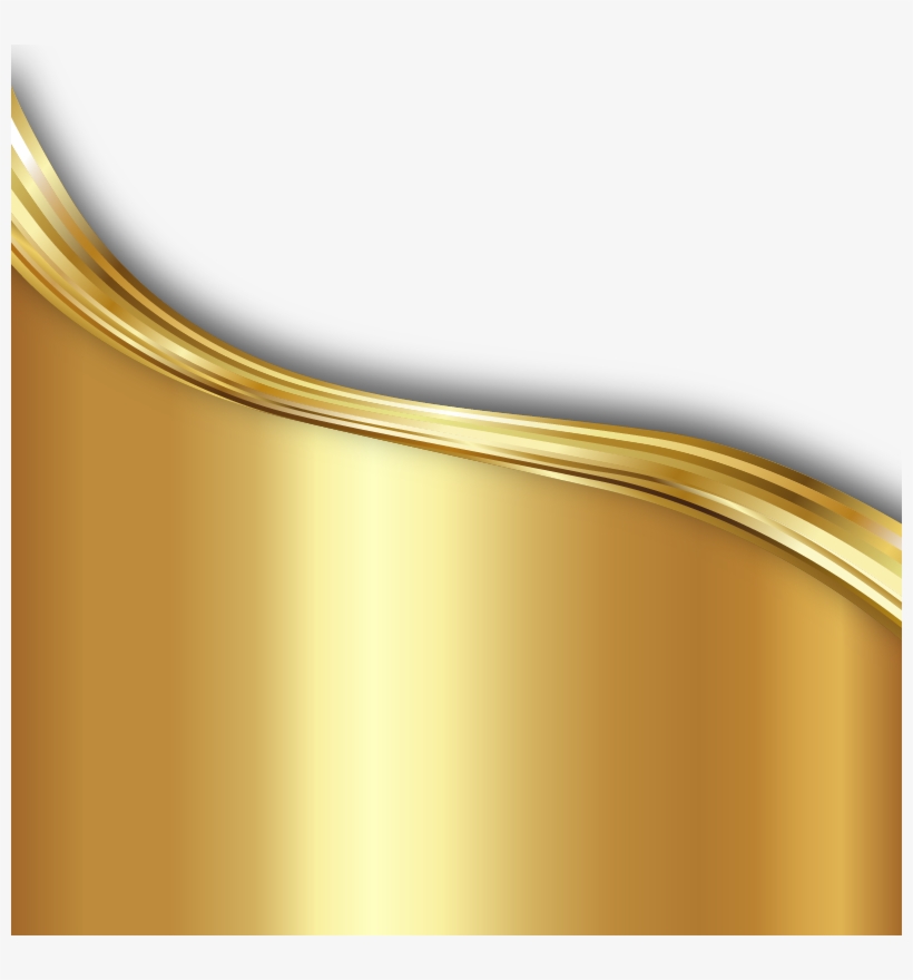 Golden Line Png - Invitation Golden Background, transparent png #1678338