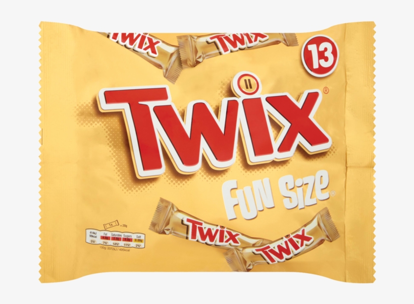 Twix Funsize Bag - Twix Funsize Bars 275g, transparent png #1678791