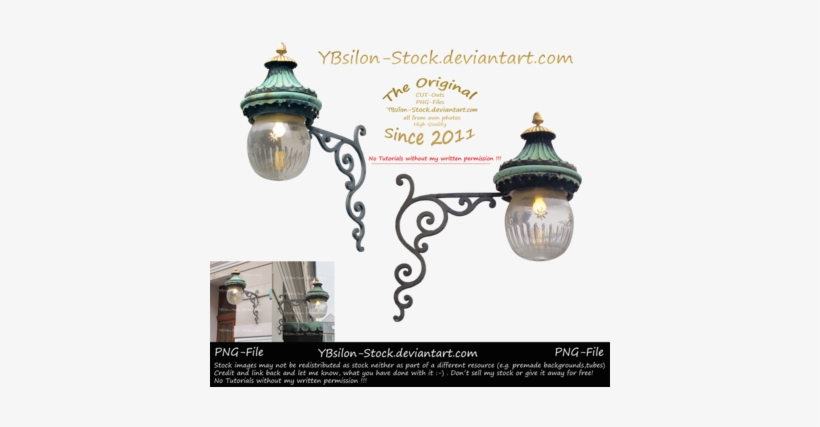 Victorian Lamp Png By Ybsilon-stock - Portable Network Graphics, transparent png #1678880