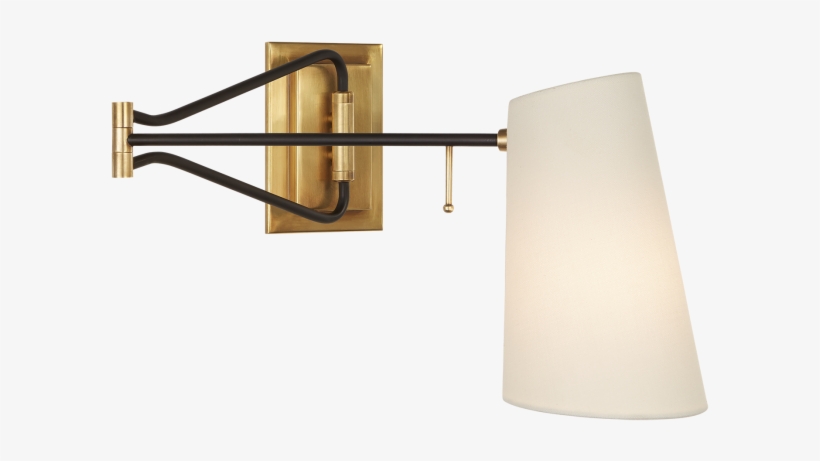 Image Royalty Free Aerin By Circa Keil Swing Arm Wall - Modern Swing Arm Wall Lamp Brass, transparent png #1678906