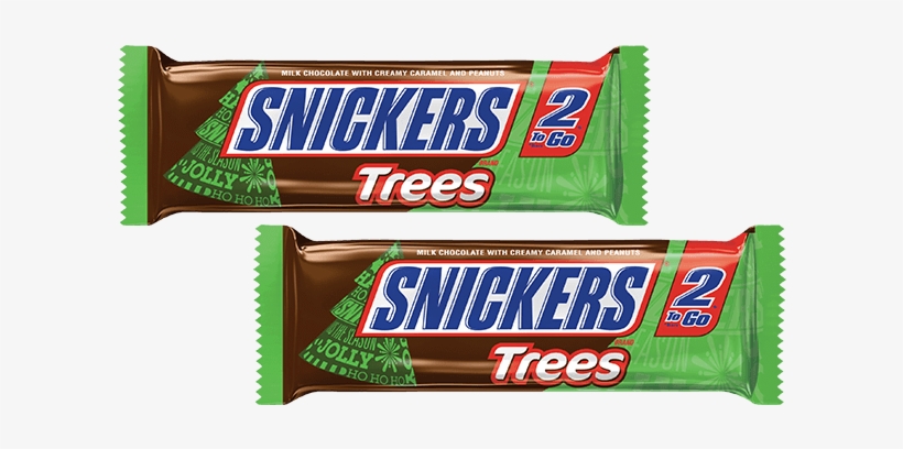 Snickers King Size Holiday Candy Bars For Just $0 - Snickers Candy, Trees, 2 To Go - 24 Pack, 2.83 Oz Pkgs, transparent png #1679121