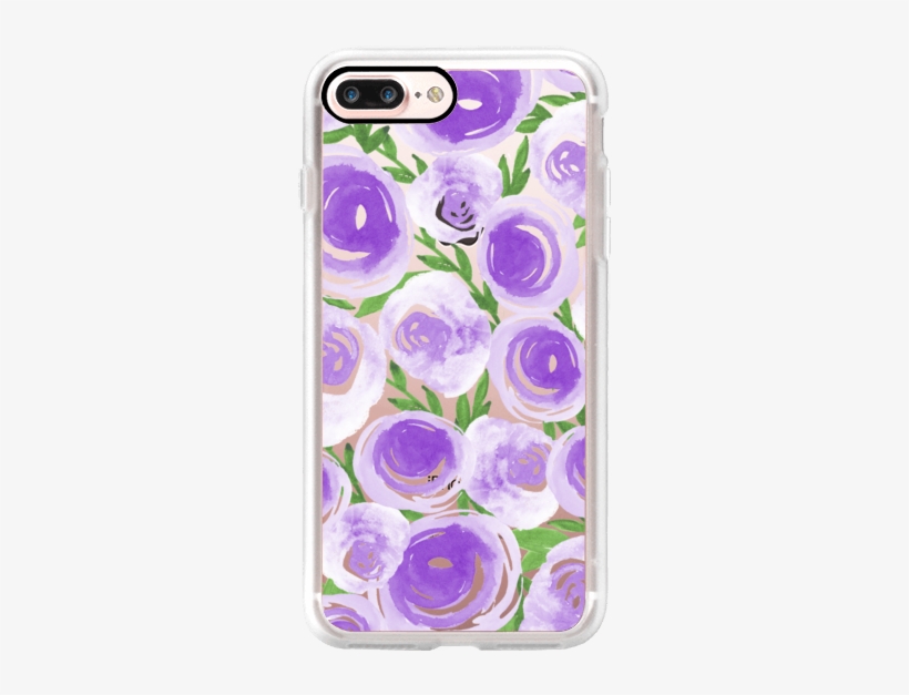 Casetify Iphone 7 Plus Classic Grip Case - Garden Roses, transparent png #1679656