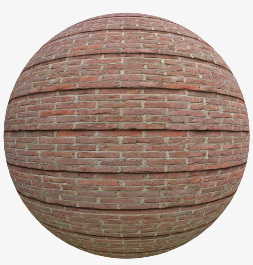 Levelled Red Brick Texture - Brick, transparent png #1680013