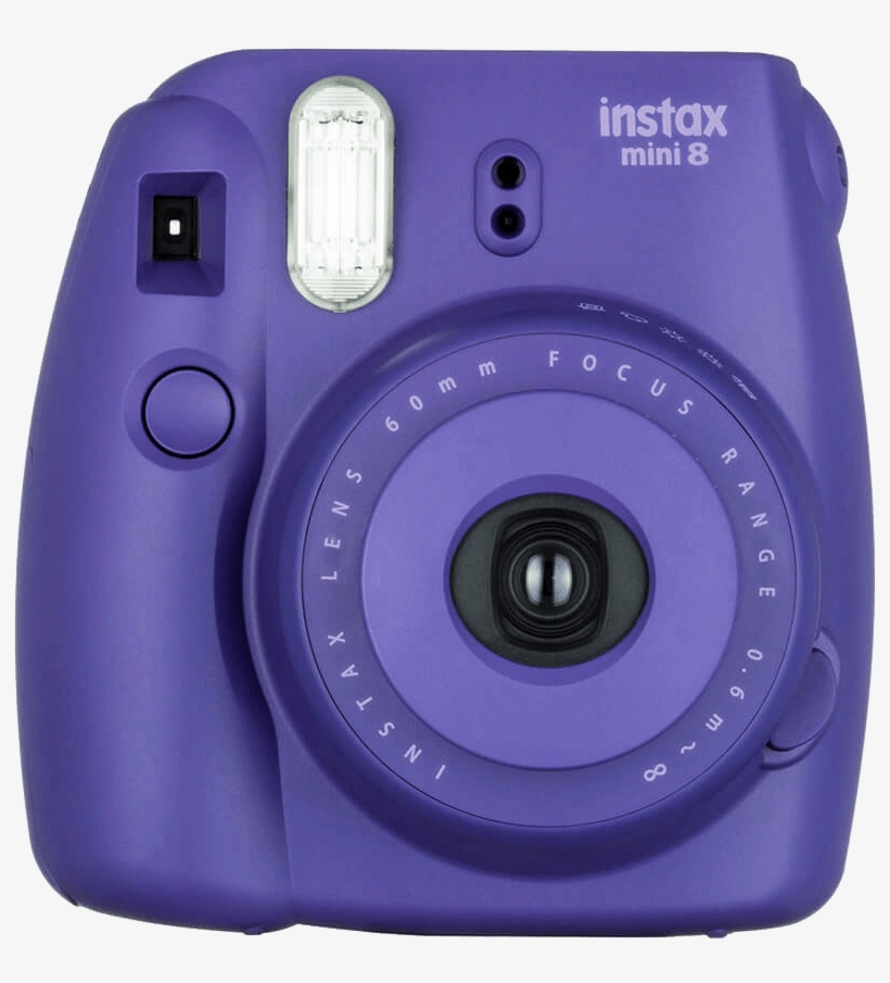 Grape - Fujifilm Instax Mini 8 Instant Film Camera (grape Purple), transparent png #1680346