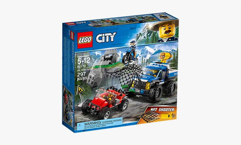 [lego] N 60172 City Dirt Road Pursuit - Auto Policia Lego City, transparent png #1680666