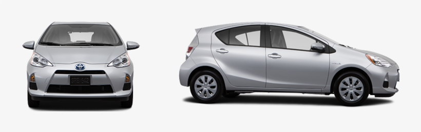 2014 Toyota Prius C - Toyota Prius Front View, transparent png #1680668