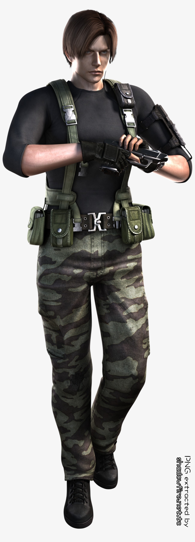 Why Isn't Leon As Bad Ass As The Other Characters - Leon Kennedy Darkside Chronicles, transparent png #1680732