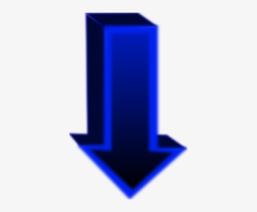 Down Blue Arrow Svg Clip Arts 378 X 596 Px, transparent png #1680806