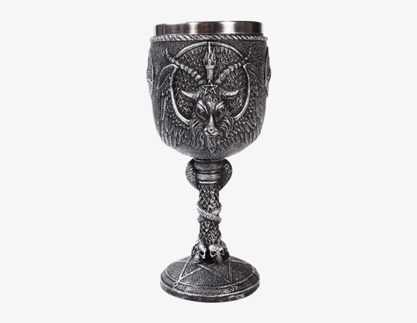 Baphomet Chalice - Azuregreen Rc047 6.75 In. Baph, transparent png #1681015