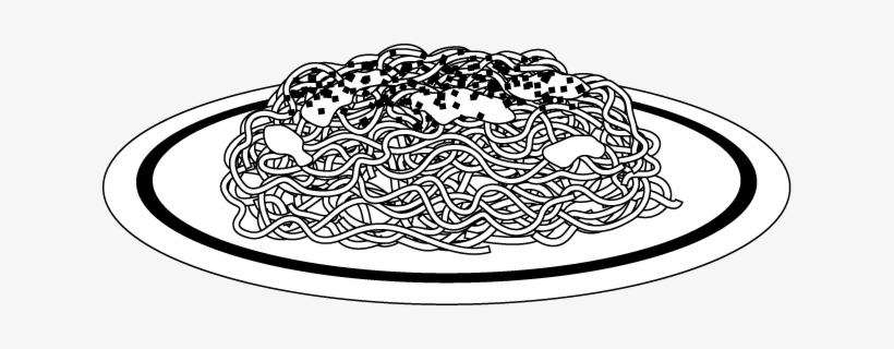 Spaghetti Drawing Fried Noodle - Fried Noodles Clip Art, transparent png #1681470