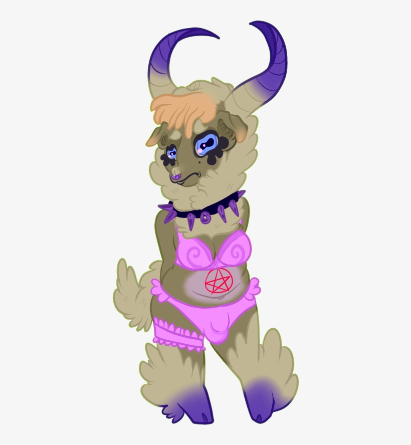 Baphomet Babe With No Name - Cartoon, transparent png #1681497