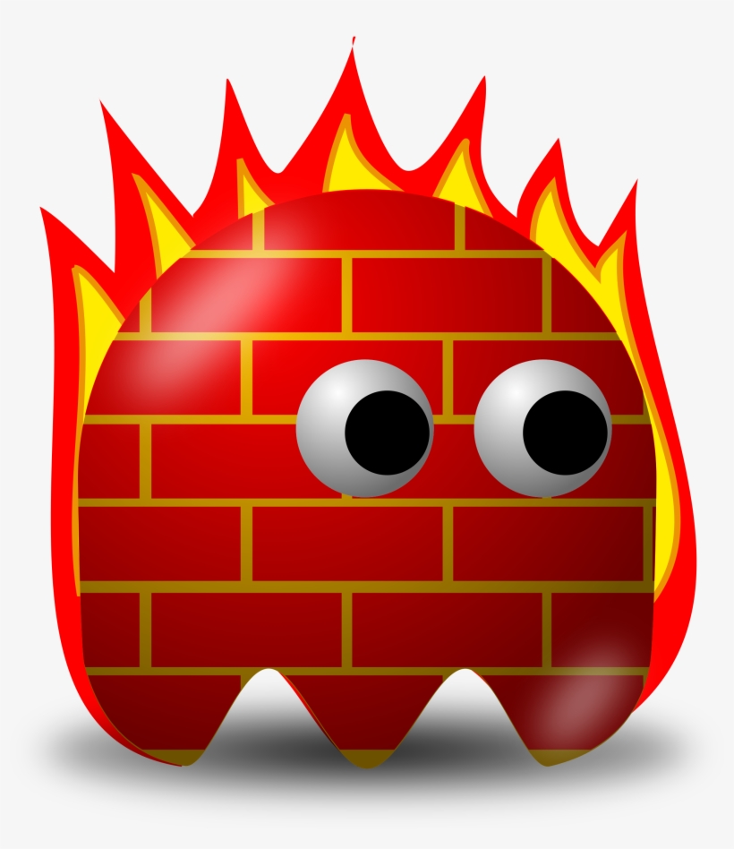Wall Clipart Firewall - Fire Wall Clipart, transparent png #1681576