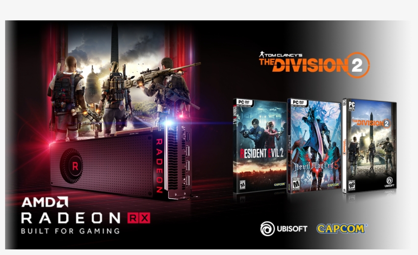 4q 2018 3 Game Bundle Promo - Amd, transparent png #1681647