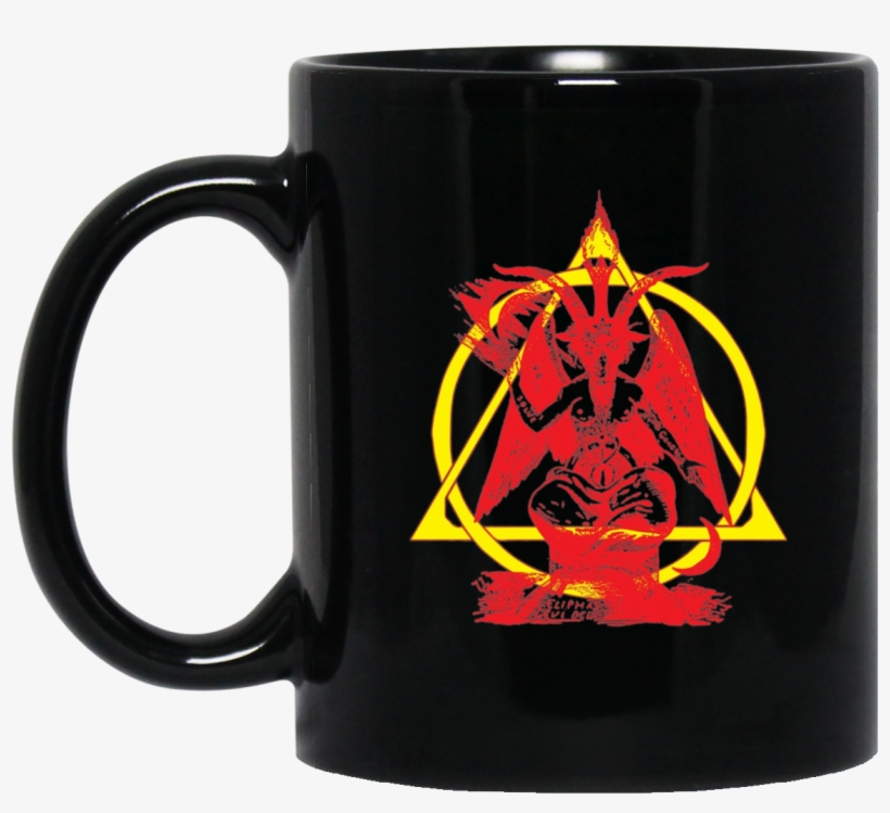 Baphomet Goat Head Satanic Sigil Lucifer Satan Devil - My Hallmark Christmas Movie Watching Mug Svg, transparent png #1681779