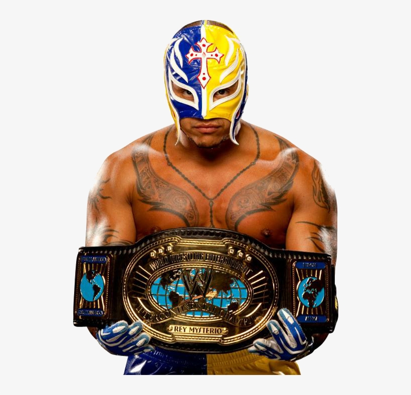 Rey Mysterio Png Clipart - Rey Mysterio Intercontinental Champion, transparent png #1681922