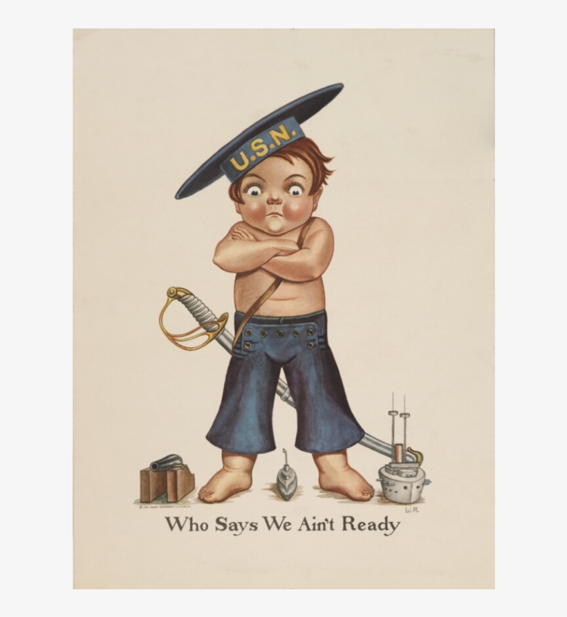 Who Says We Aint Ready Img - 1910s, transparent png #1681980