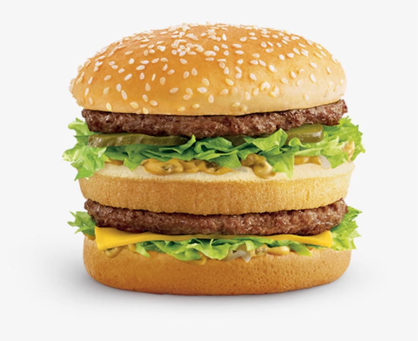 Menu Clip Freeuse Library - Mcdonalds Burger Big Mac, transparent png #1682261