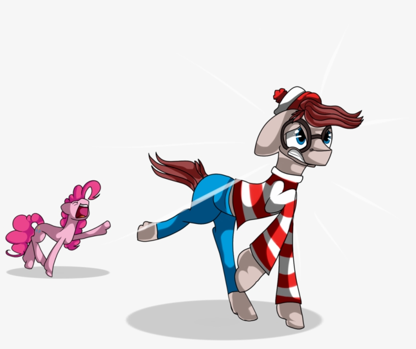 Vampdoq, Pinkie Pie, Ponified, Safe, Waldo, Where's - Cartoon, transparent png #1682287