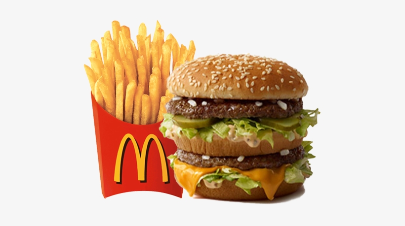 Big Mac Sandwich & Medium Fries - Quarter Pounder With Fries, transparent png #1682695