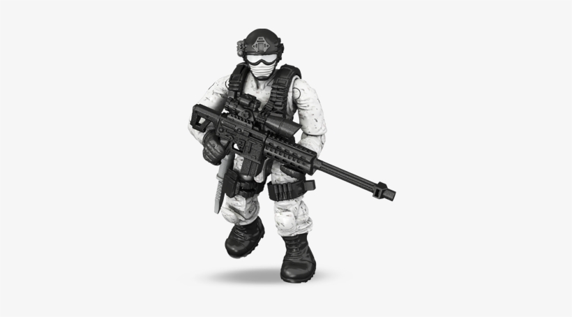 Arctic Soldier - Mega Bloks Call Of Duty Arctic Soldier, transparent png #1682744