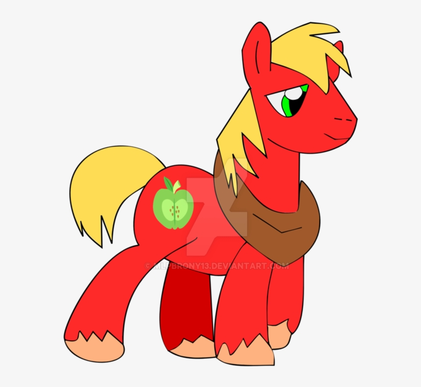 Big Mac By Mlp Drawing Art On Deviantart - Library, transparent png #1682906