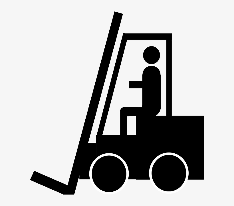 Fork Truck, Pallet Transporter, Forklift, Lift Truck - Forklift Clipart, transparent png #1683029