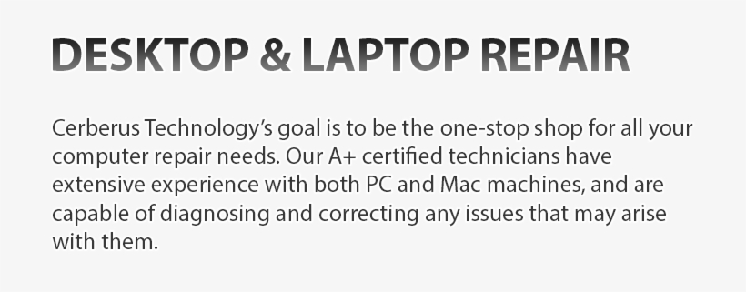 Computer Service - Cerberus Technology Solutions Llc, transparent png #1683119