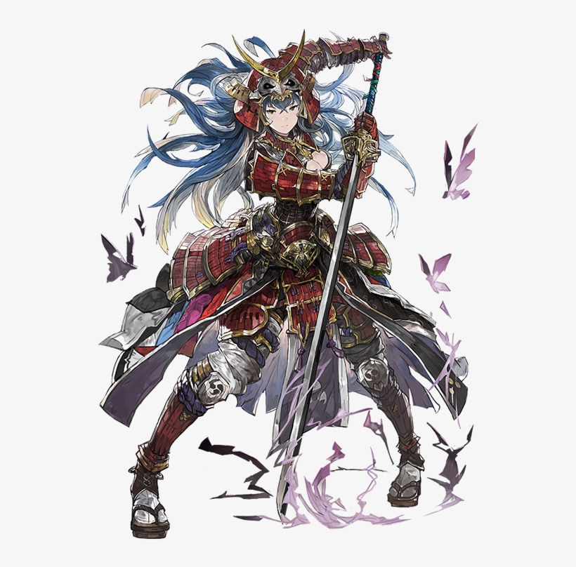 Samurai - Anime Girl Samurai Armor, transparent png #1683262