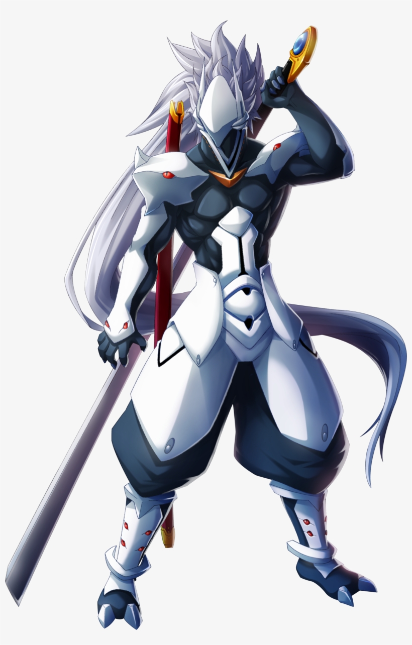 Bbcp Hakumen Portrait - Blazblue Hakumen, transparent png #1683725
