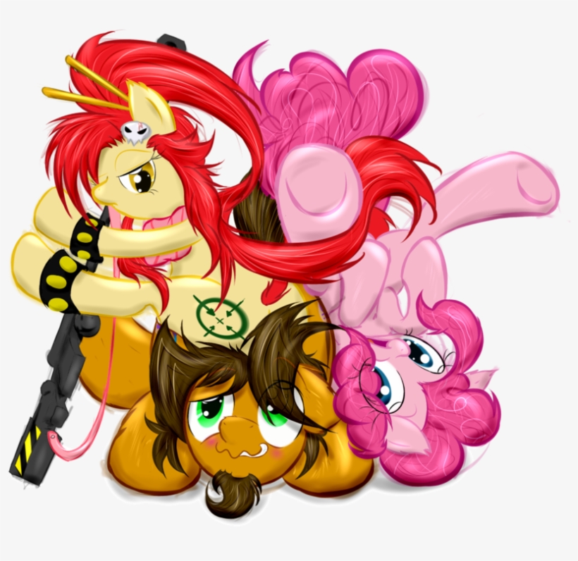 Frist44, Crossover, Gun, Oc, Pinkie Pie, Safe, Tengen - Yoko Littner, transparent png #1683766