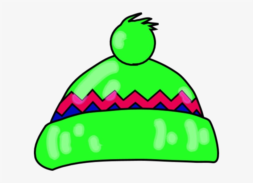 Green Clipart Winter Hat - Winter Hats Clipart, transparent png #1683886
