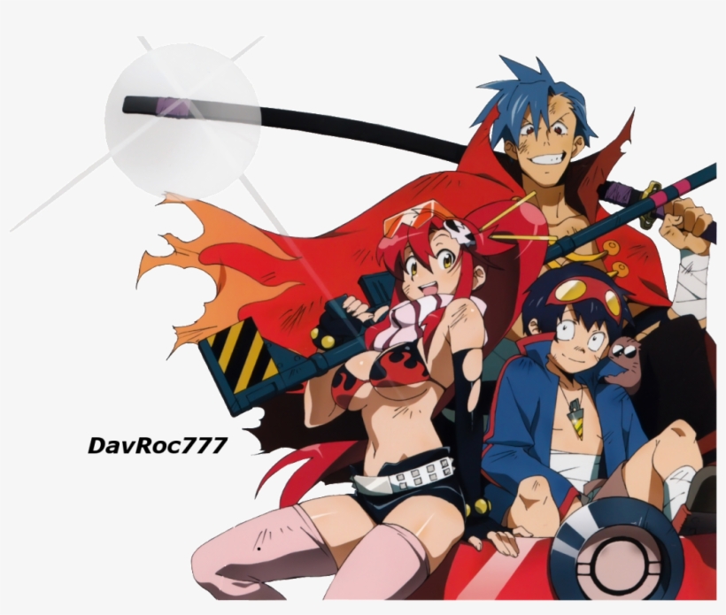 Kamina Yoko Simon Render Photo By Davroc777 - Kamina Simon And Yoko, transparent png #1684049