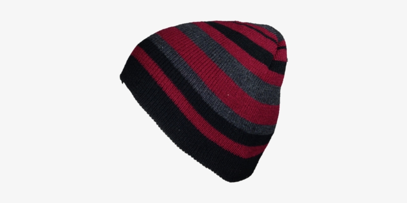 Winter-hats Men's Striped Knit Beanie - Beanie, transparent png #1684188