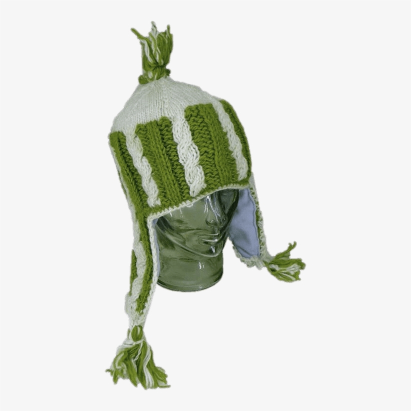 Cable Knit Warm Winter Hat - Crochet, transparent png #1684217