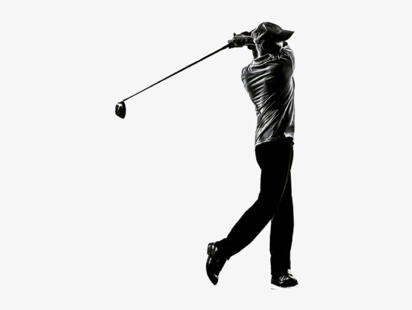 Properties - Man Golfers Silhouette, transparent png #1684235