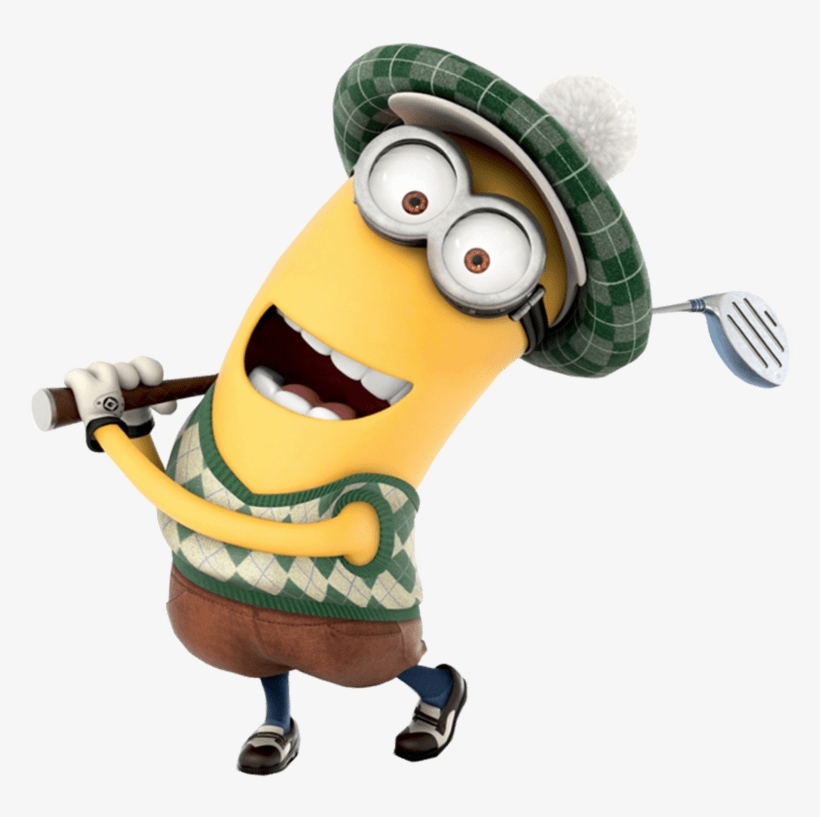 Minion Golfer Png - Minions Png, transparent png #1684237