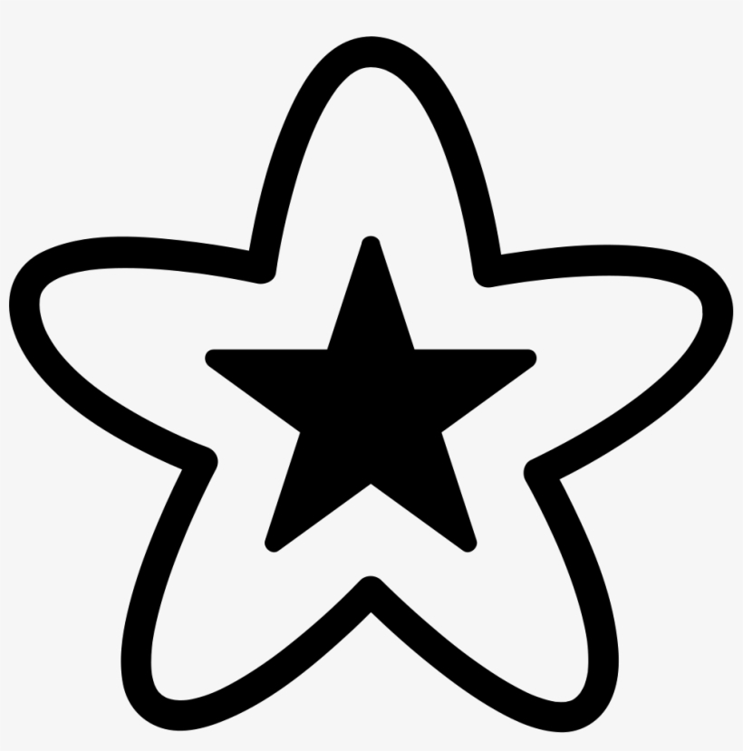Cute Star - - Estrellas Con Puntas Redondas, transparent png #1684349