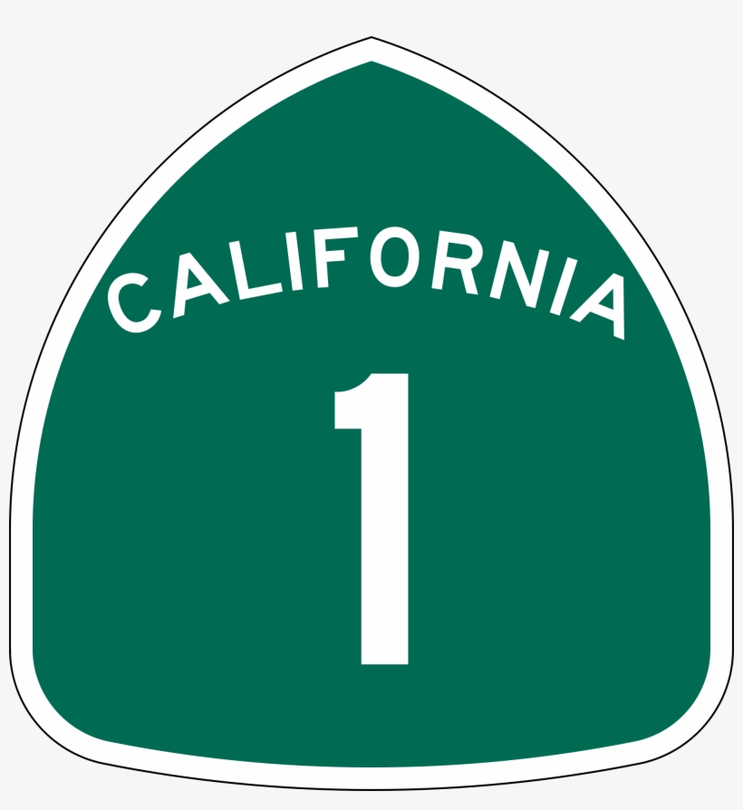 Open - California Highway 1 Logo, transparent png #1684395