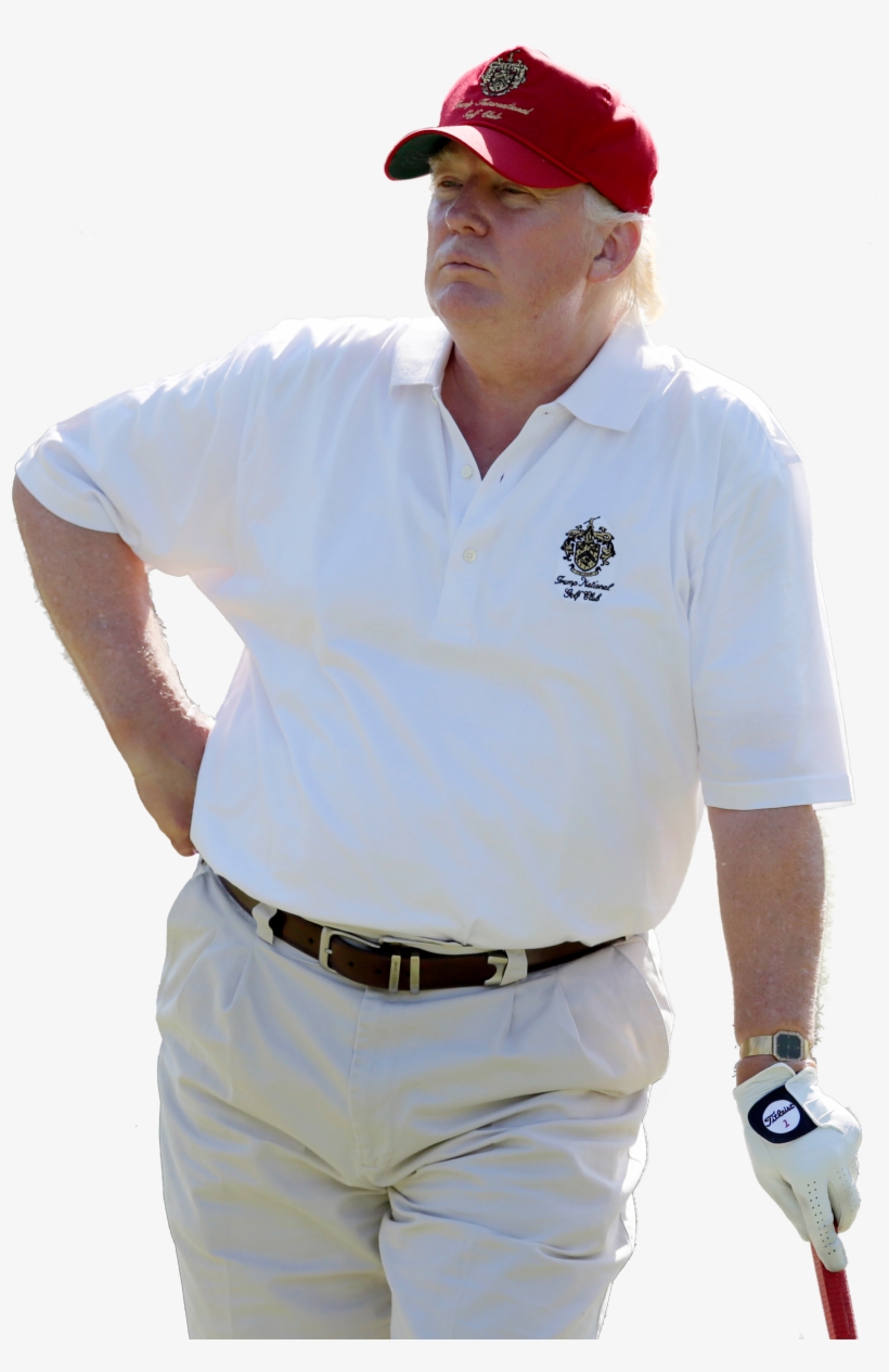 Persondonald Trump Golfing - Donald Trump Golf Png, transparent png #1684420