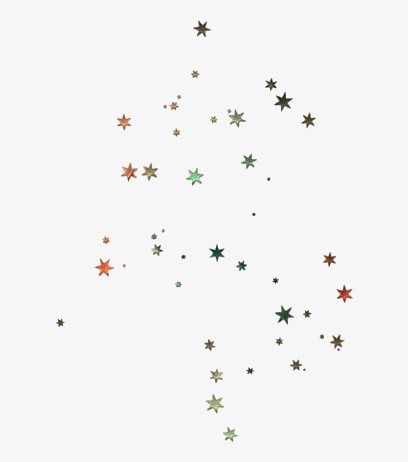 Stars Scatter Scattered Glitter Tumblr Aesthetic Cute - Star Doodle Transparent Background, transparent png #1684555