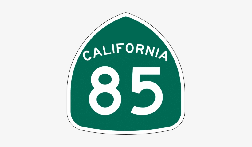 Road Sign State Route 85 California California 91 Free Transparent