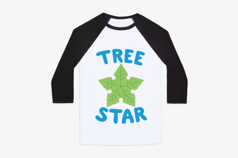Tree Star Baseball Tee - Don T Touch Me Cactus, transparent png #1684784