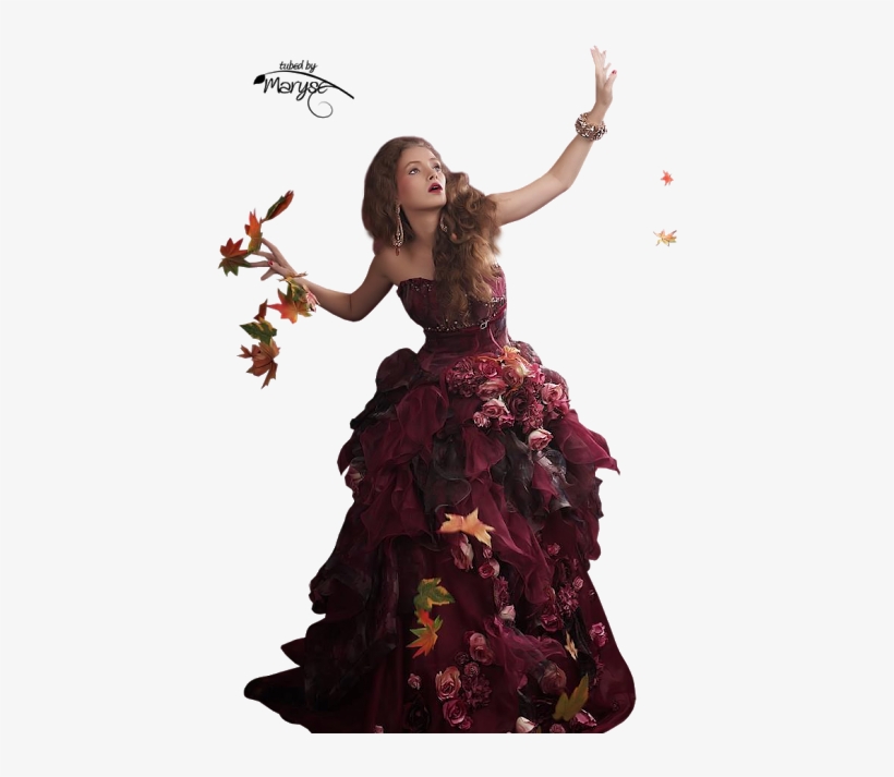 Psp Tubes & Créations De Maryse - Gown, transparent png #1684938