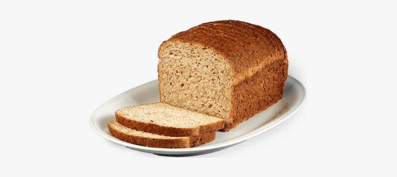 Wheat Bread - Bread On Plate Png, transparent png #1685116