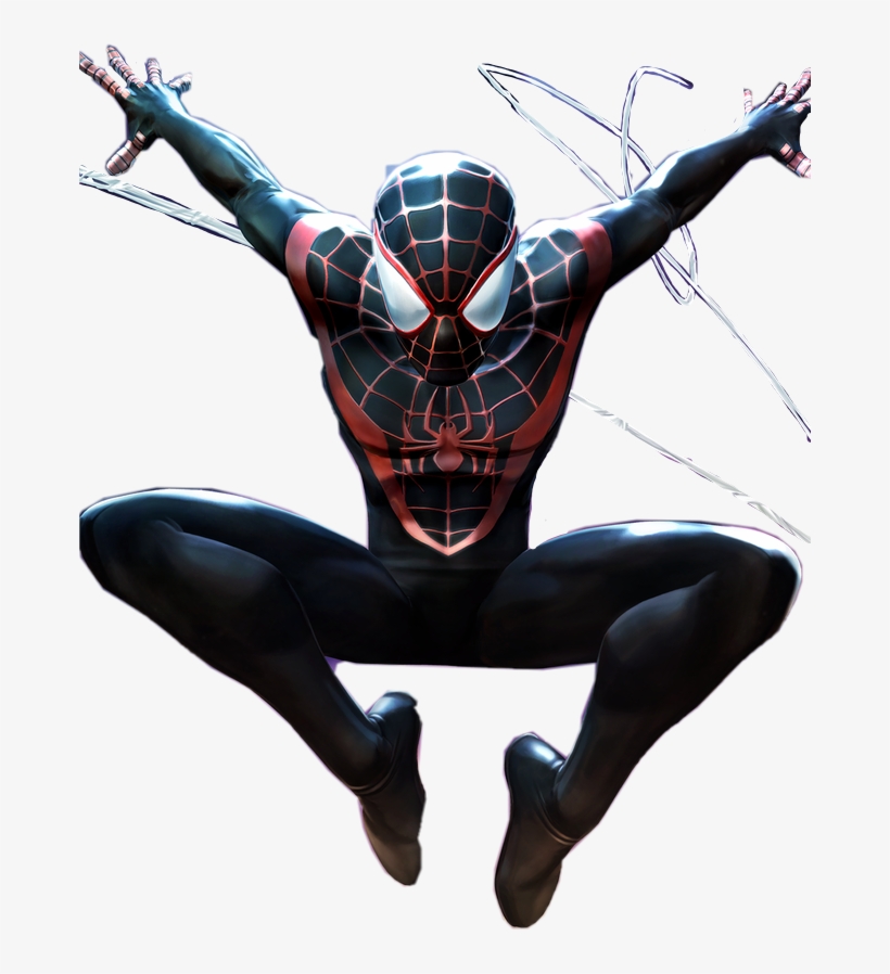Marvel Milesmorales Spiderman Freetoedit - Spiderman Miles Marvel Contest Of Champions, transparent png #1685165